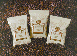 Gloria Jeans Coffee Hazelnut Decaffeinated 96 2oz Bags