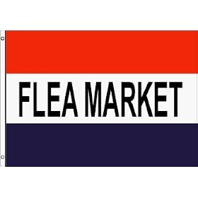 Flea Market Flag Polyester 2 ft. x 3 ft. from Flea & Tick Products