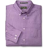 Eddie Bauer Relaxed Fit Wrinkle-Free Pinpoint Oxford Pattern Shirt