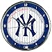 MLB Round Chrome Wall Clock