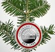 Colorado Rockies Silver Coin Ornament