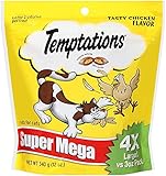 TEMPTATIONS Classic Treats for Cats Tasty Chicken Flavor 12 Ounces (Pack of 5)