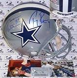 Tony Romo & Jason Witten Autographed/Hand Signed Dallas Cowboys Full Size Authentic Helmet