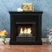 Black Walter Petite Gel Fireplace
