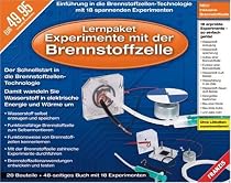Lernpaket Experimente mit der Brennstoffzelle, Handbuch, Bauteile