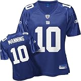Reebok New York Giants Eli Manning Girl's Replica Team Color Jersey