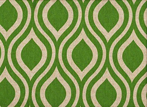 Nicole Green Beige Geometric Tailored King Shams Pair, Lined Cotton
