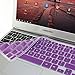 GMYLE(R) Plum Purple Silicon Keyboard Cover (US Layout) for Samsung ARM 11.6