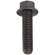 Grade 8 Steel Flange Bolt, Phosphate & Oil Finish, Hex Head, UNC Threads, Hex Head, Meets IFI-111 (2002)/SAE J429 (1999)/ASTM B633 Specifications, 1/4"-20 Thread Size, 5/8" Length, Fully Threaded, Pack Of 25