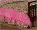 Cheeta Girl Bed Skirt for Crib and Toddler Bedding Sets by JoJo Designs