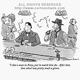'I shot a man in Reno, just to watch him die.' Cartoon print by Danny Shanahan, Published in The New Yorker on 10/12/1998