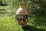Terrassenofen, Gartenkamin aus Terracotta
