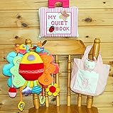 布絵本MY QUIET BOOKピンクストライプ&ピヨピヨバード　おまけ付きベビーズバッグ  ジョイフルギフトセット