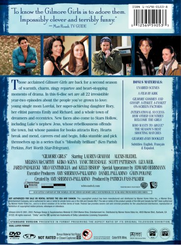 Gilmore Girls - The Complete Second Season under Gilmore Girls in The Dvd and video tapes Store
