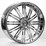 26 D1 Wheels & Tires Pkg-Fits On Nissan Almada,Chevy Tahoe , Yukon, Qx56,... by Audio City Wheels