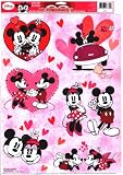 Valentine Window Clings with Minnie and Mickey Mouse