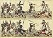 Spanish timber cutters to 1828 (Battle between Russian and Turkish cavalry) Art Poster Print - 11