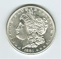 1881 S MORGAN DOLLAR