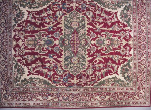 14x17 ANTIQUE 1900 AGRA ORIENTAL WOOL AREA RUG 