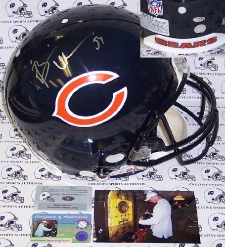 Brian Urlacher Autographed/Hand Signed Chicago Bears Authentic Full Size Proline Football Helmet