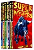 Super Powers - Alex Cliff 7 Books Collection RRP £27.93 (THE JAWS OF DOOM-THE HEADS OF HORROR - THE DEADLY STINK - THE TUSKED TERROR - THE CLASH OF CLAWS - THE SNARLING BEAST - THE RAGING BULLS)