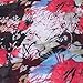 MissShorthair Women's Spring Fashion Light Weight Artistic Floral Ink Print Infinity Scarf