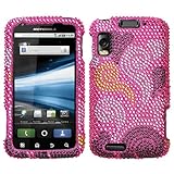 Spiral Hearts With Full Rhinestones Hard Protector Case Cover For Motorola  ....