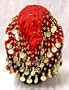 1 Ceinture Foulard Rouge Danse du Ventre Orientale Hanche Ch�le Ethnique - Belly Dance Hip Oriental - Neuf - Costume Professionnel pour Femmes d�cor� de pi�ces dor�es