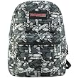 Urban Sport Black & Gray Abstract Trail Maker Classic School Book Backpack