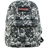 Urban Sport Black & Gray Abstract Trail Maker Classic School Book Backpack