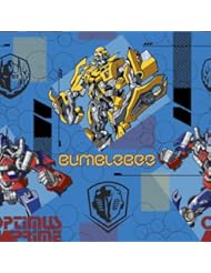 Art and Craft Supply: Springs Creative Products Group 1.5-Yard Cut Hasbro Transformers Bumblebee and Optimus Prime Fleece Fabric, 59/60-Inch Wide, Blue - Springs Creative Products Group
