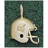 LogoArt Michigan State Spartans 10K Gold Team Helmet Pendant