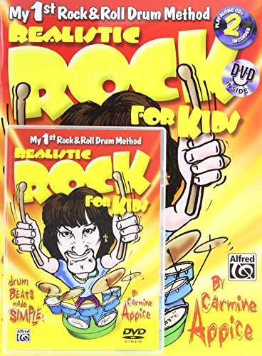 Realistic Rock for Kids (My 1st Rock & Roll Drum Method): Drum Beats Made Simple!, Book, 2 CDs, & DVD, by Carmine Appice
