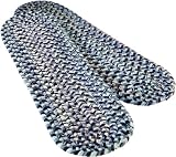 Brookline Braided Reversible Stair Treads, Set of 2, Navy