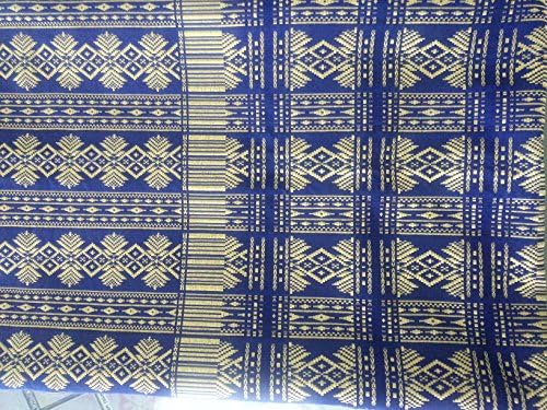 Thai Silk Fabric Traditional Pattern Width 39" X Length 70"