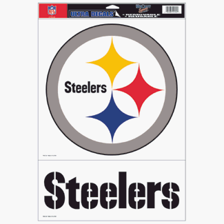Pittsburgh Steelers 11x17 Jumbo Ultra Decal