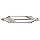 Magafor 1055 Series Cobalt Steel Combined Drill and Countersink, Uncoated (Bright) Finish, Plain Style, 60 Degrees
