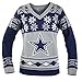 Klew NFL Womens Big Logo V-Neck Sweater