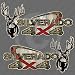 Silverado 4x4 Whitetail Deer Truck Sticker Decal Camouflage Camo Image