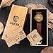CUCOL Eco Faux Wooden Dial Watches for Men and Women Leather Band Casual Wristwatch