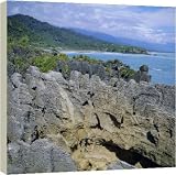 The Pancake Rocks at Punakaiki - 40 Inch Canvas Print (101 cm) by Robert Harding  from Robert Harding