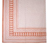 Queen Bed Sheet in Cotton with Block Prints Queen Size (bshtd659)