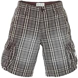 plaid cargo shorts