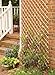 Master Garden Products Carbonized Barkless Willow Expandable Fence, 72 by 72-Inch, Light Mahogany Color