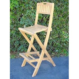 Altavista Folding Bar Chair by Anderson Teak