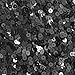 4mm Round Flat Sequins Black Duo Reversible Matte and Shiny Metallic Reversible. Made in USA