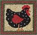 Black Hen Punchneedle Kit