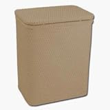 Redmon DC Infant and Toddler Wicker Hamper With Bag Dark Chocolate