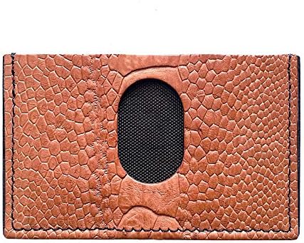 MSTRMND Collective Exotic Ostrich Leg Leather Slimplistic Wallet Card Case