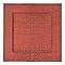 Square Woven Chargers Set of 4 - Red